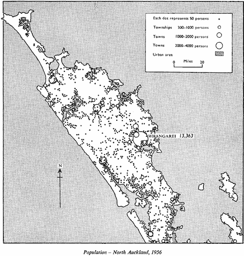 Population–North Auckland, 1956