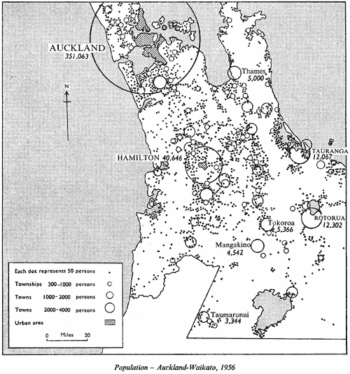 Population–Auckland-Waikato, 1956