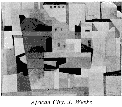 'African City', J. Weeks