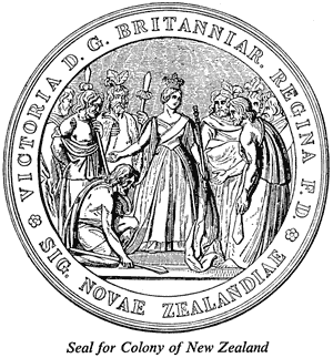 Seal for Colony of New Zealand