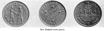 New Zealand crown pieces