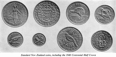 Standard New Zealand coins