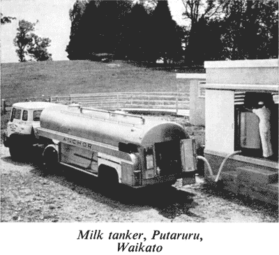 Milk tanker, Putaruru, Waikato
