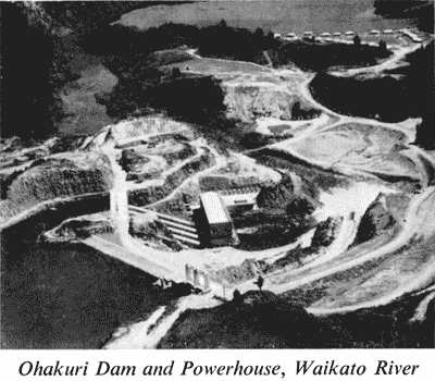 Ohakuri Dam and Powerhouse, Waikato River