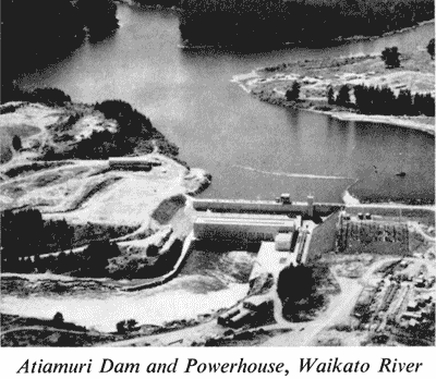 Atiamuri Dam and Powerhouse, Waikato River