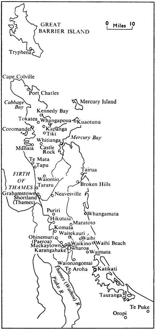 Hauraki, Thames and Ohinemuri goldfields