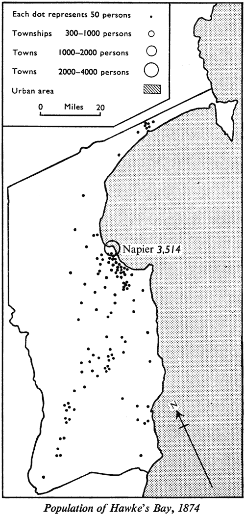 Population of Hawke's Bay, 1874
