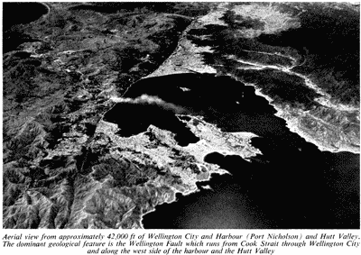 Wellington City, Harbour and Fault