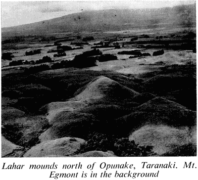 Lahar mounds morth of Opunake, Taranaki