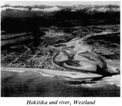 Hokitika and river, Westland