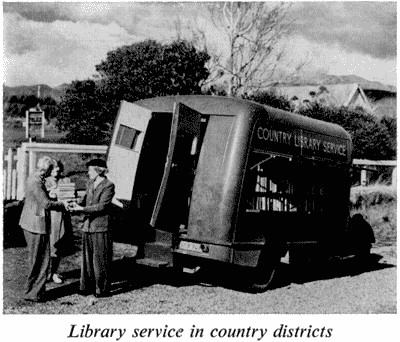 Library service in country districts