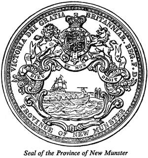 Seal of the Province of New Munster