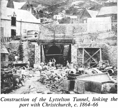 Construction of the Lyttelton Tunnel