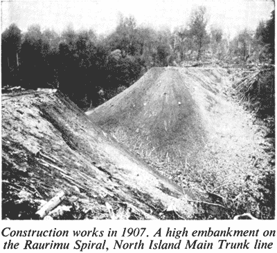 Construction works in 1907