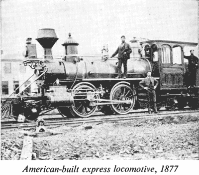 American-built express locomotive, 1877