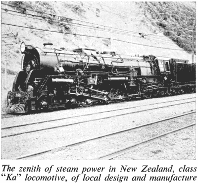 The zenith of steam power in New Zealand, class “Ka” locomotive