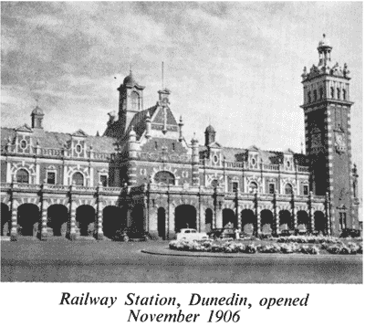 Railway Station, Dunedin, 1906