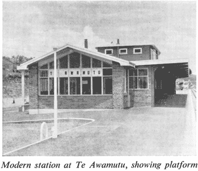 Modern station at Te Awamutu