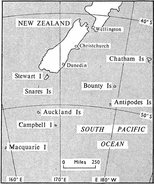 Sub-Antarctic islands, the Auckland and Campbell Islands