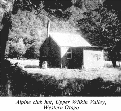 Alpine club hut, Western Otago
