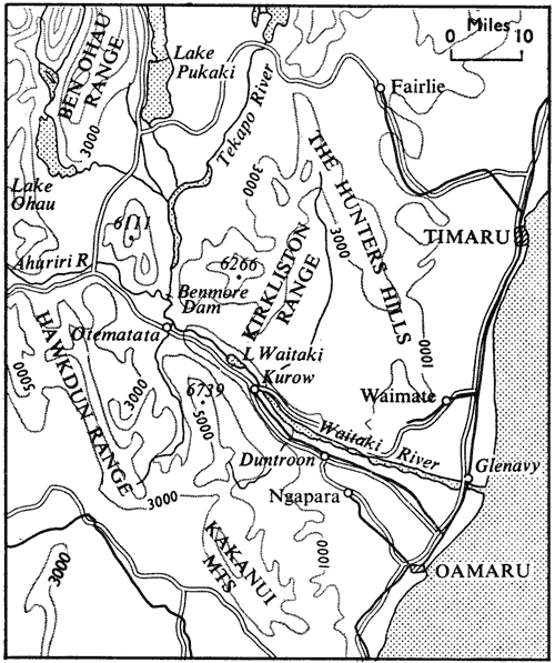 Waitaki River and district