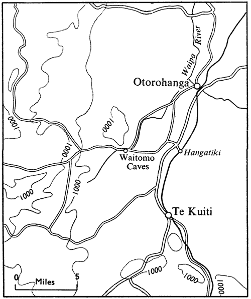 Waitomo Caves and district