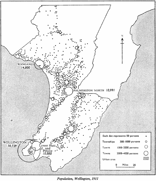 Population, Wellington, 1911
