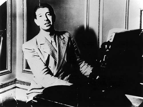 Franz Oscar Natzke at the piano