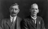 Edwin John Howard (left) and Robert Samuel Ross