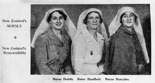 Three New Zealand nurses who served with the republicans in the Spanish Civil War