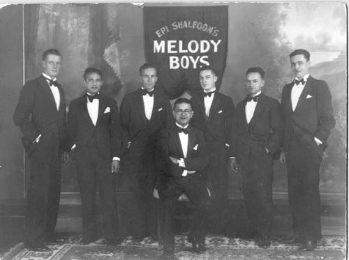 Epi Shalfoon (seated) and the Melody Boys