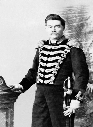 Christian Toxward in Danish consul uniform, 1870s