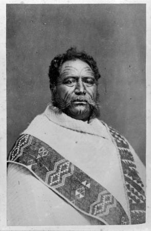 Pāora Tūhaere, about 1875