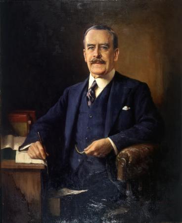 Oil painting of Joseph George Ward, 1930, by W. A. Bowring
