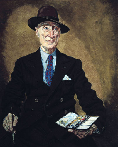 Portrait of Nugent Herrmann Welch by Victor Leonard William Mitchell