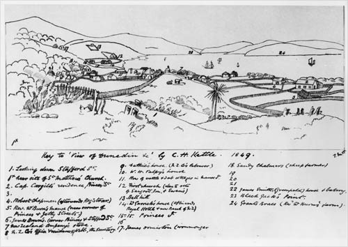 Dunedin in 1849