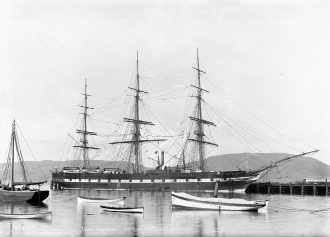 Immigrant sailing ship