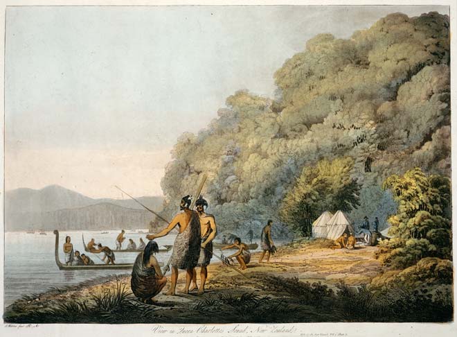 Māori fishing