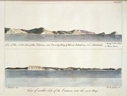Early views of Poverty Bay 