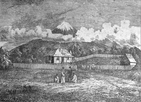Lutheran mission station at Wārea, about 1850