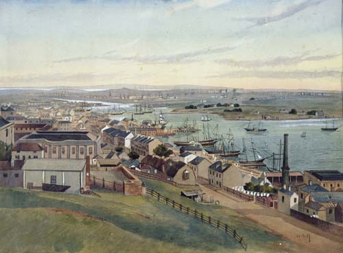 Sydney in the 1850s 