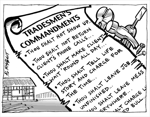 Tradesmen’s commandments
