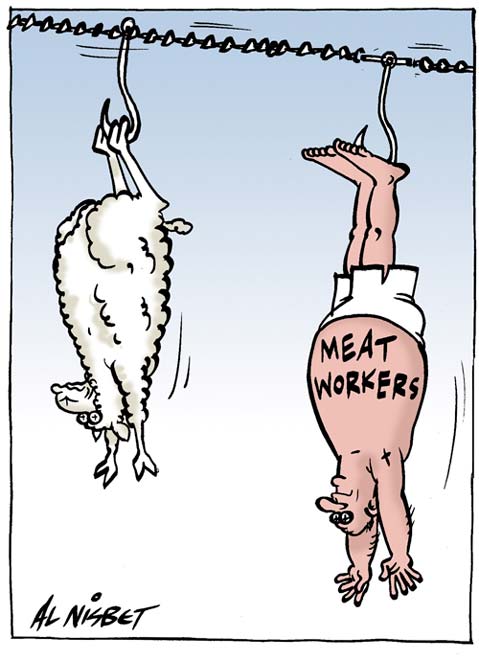 Meat works closures