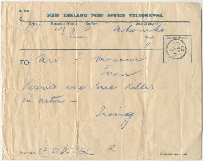 War telegram