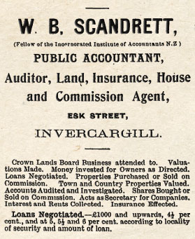 W. B. Scandrett, fellow of the Incorporated Institute of Accountants