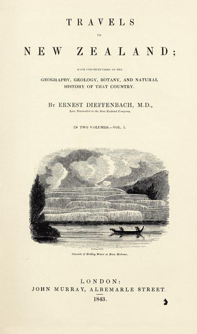 Dieffenbach’s account of New Zealand