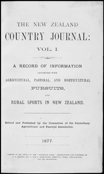 New Zealand Country Journal