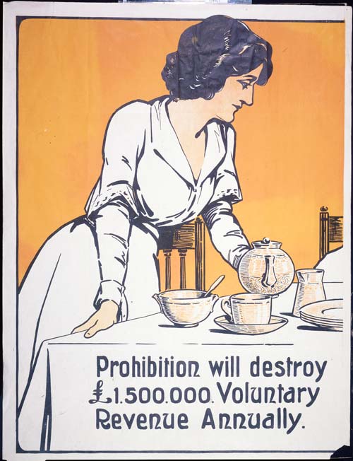 Anti-prohibition poster, 1919