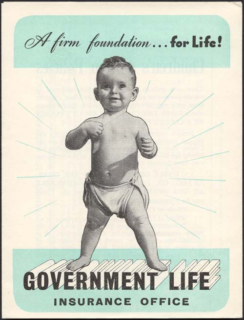 Government Life advertisement, 1950s