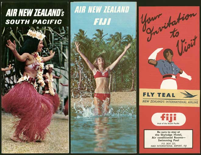 South Pacific travel brochures, 1960s